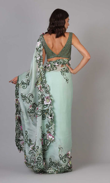 Geisha Designs Clio Floral Saree