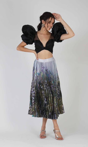 Geisha Designs Dania Pleated Skirt