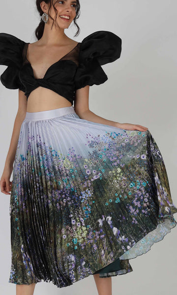 Geisha Designs Dania Pleated Skirt
