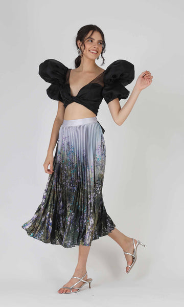 geisha designs Dania Pleated Skirt