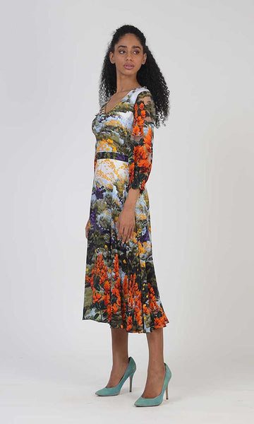 Geisha Designs Dark Meadown Midi