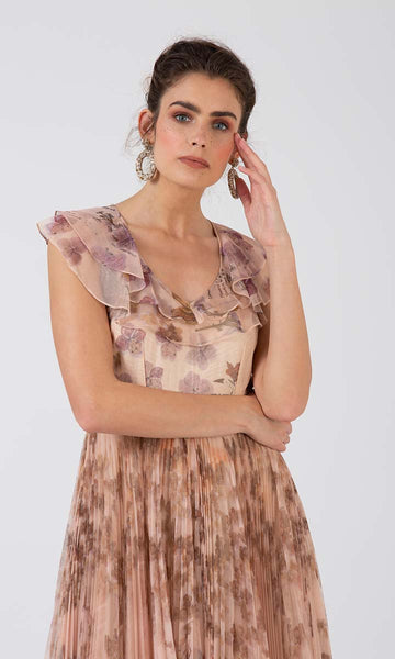 Geisha Designs Delicate Florals Maxi