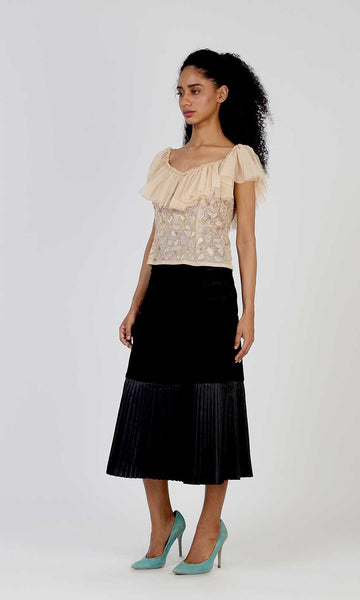 Geisha Designs Delilah Embroidered Blouse