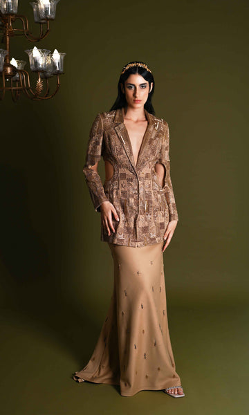 geisha designs Fariya Skirt Blazer set