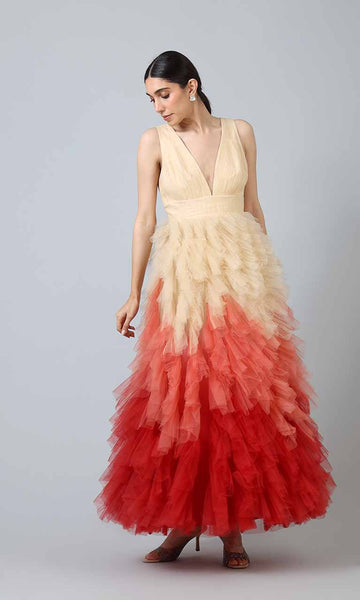 Geisha Designs Fia Ruffle Dress