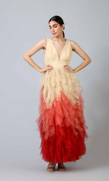 Geisha Designs Fia Ruffle Dress