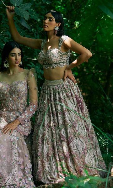 Geisha Designs Fleur Lehenga Set