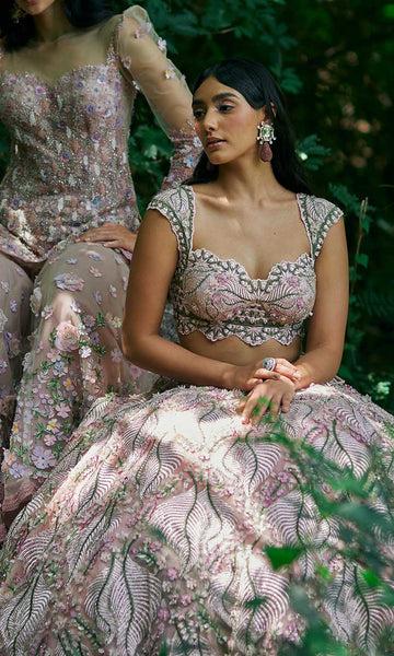 Geisha Designs Fleur Lehenga Set