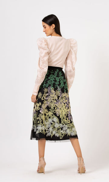 Geisha Designs Jungle Applique Skirt