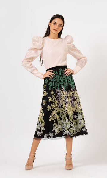geisha designs Jungle Applique Skirt
