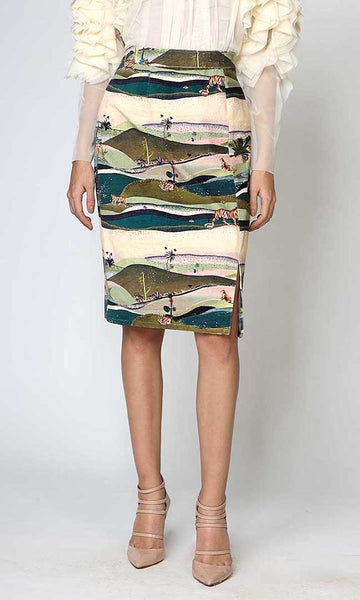 Geisha Designs Jungle Safari Applique Skirt