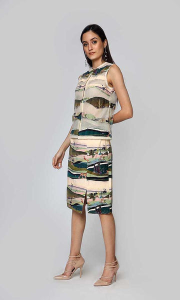 Geisha Designs Jungle Safari Applique Top