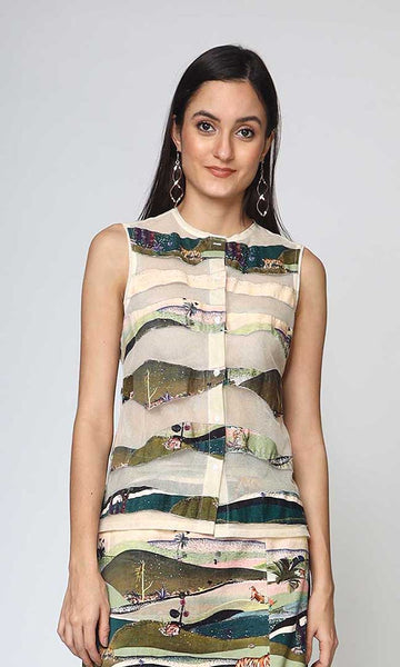 geisha designs Jungle Safari Applique Top