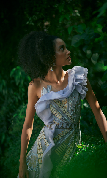 Geisha Designs Melody Grey Gown