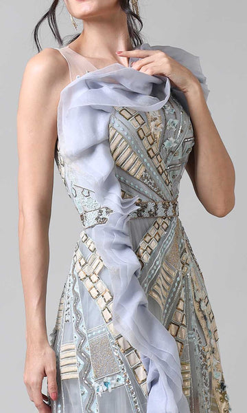 Geisha Designs Melody Grey Gown