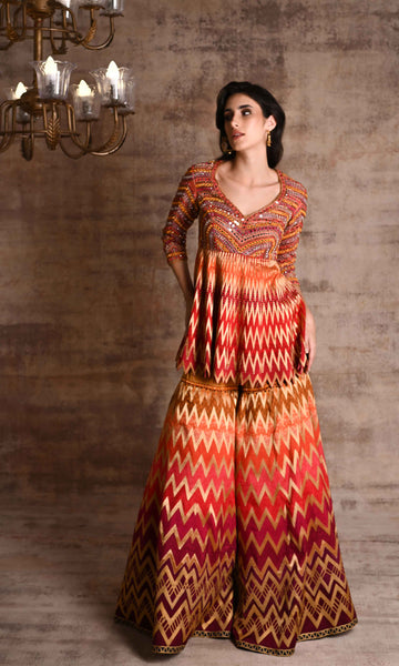 Geisha Designs Nitya Sharara Set