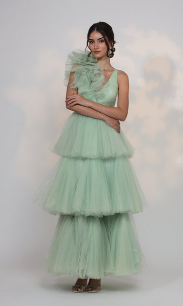 geisha designs Noelle Tulle Dress