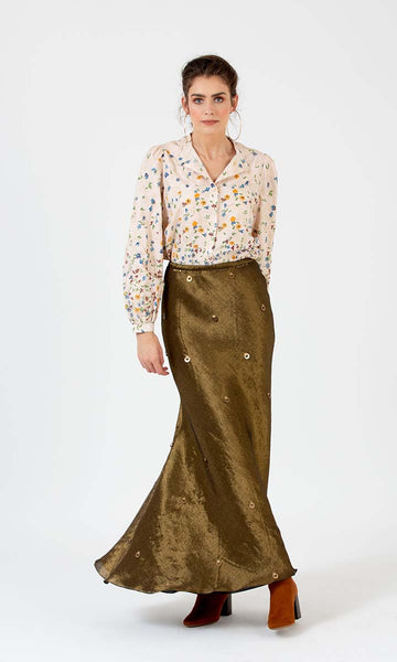 geisha designs Off White Ditsy Shirt