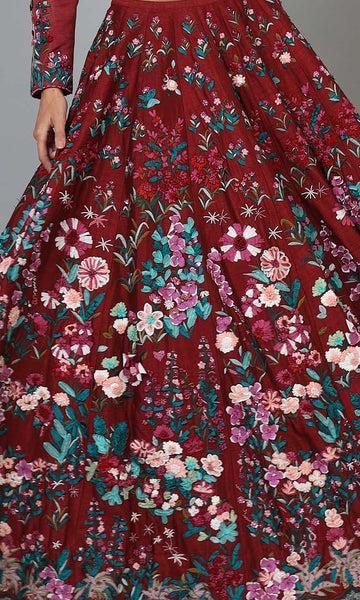 Geisha Designs Rhea Floral Lehenga Set