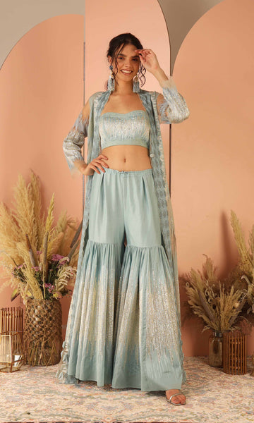 geisha designs Roma Blue Co-Ords