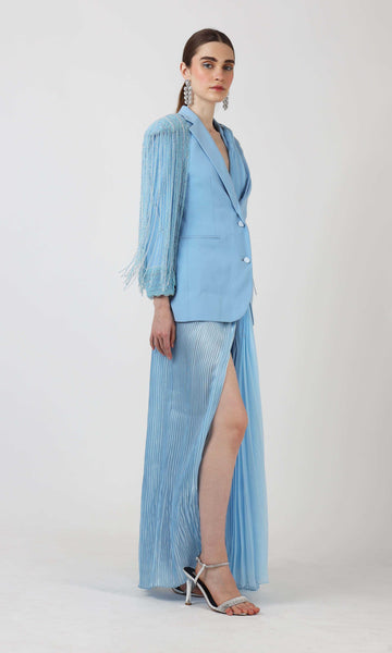 Geisha Designs Sapphire Saree Blazer