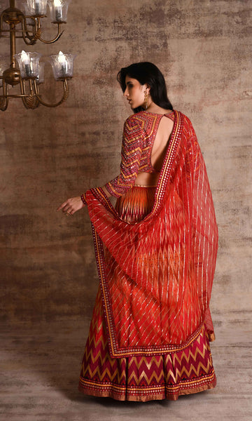 Geisha Designs Saranya Lehanga Set