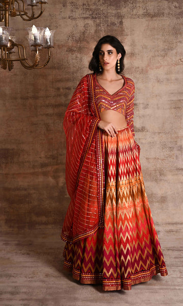 geisha designs Saranya Lehanga Set