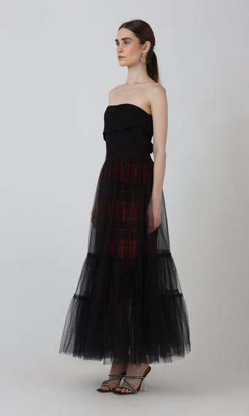 Geisha Designs Scarlet Veil Skirt