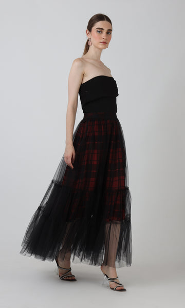 Geisha Designs Scarlet Veil Skirt