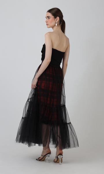 Geisha Designs Scarlet Veil Skirt