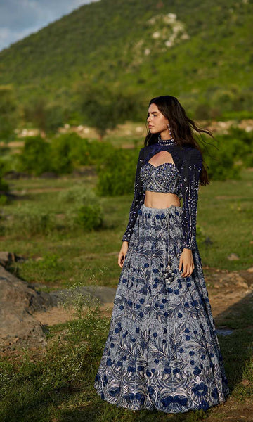 geisha designs Selena Embellished Lehenga Set