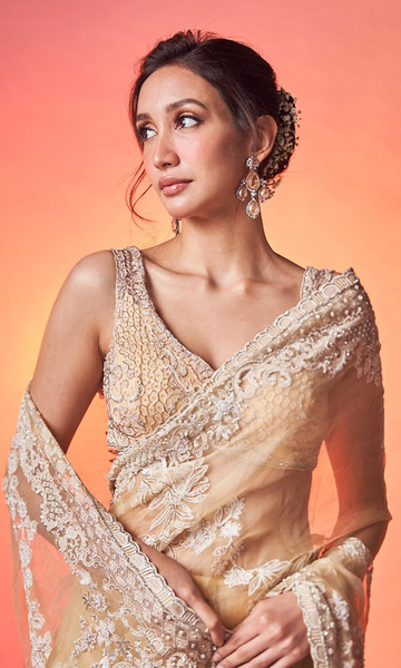 geisha designs Slyvie Saree