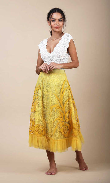 Geisha Designs Sylvia Layered Skirt