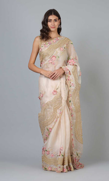 Geisha Designs Thalia Floral Saree