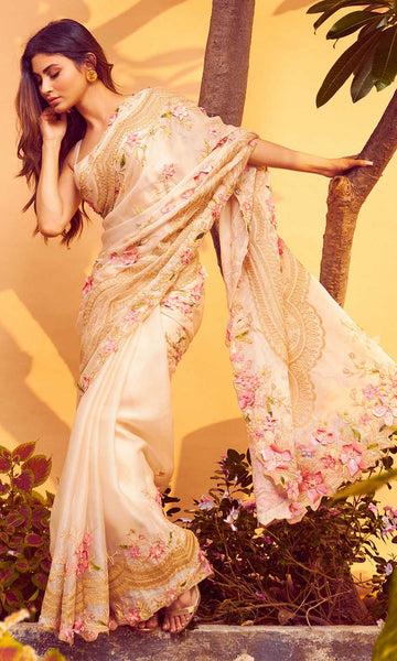 geisha designs Thalia Floral Saree