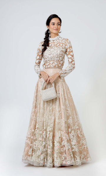 Geisha Designs The Pearline Delicate Lehenga Set