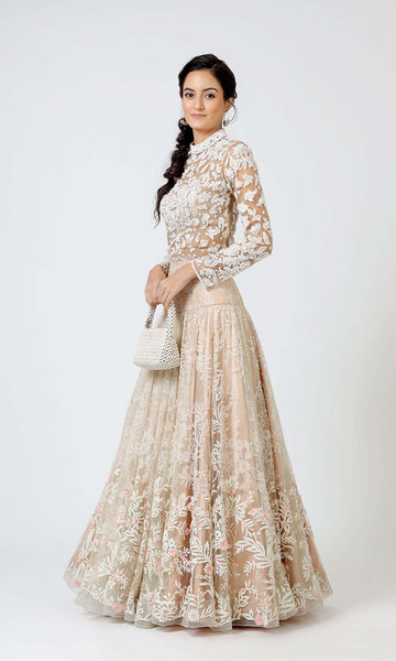Geisha Designs The Pearline Delicate Lehenga Set