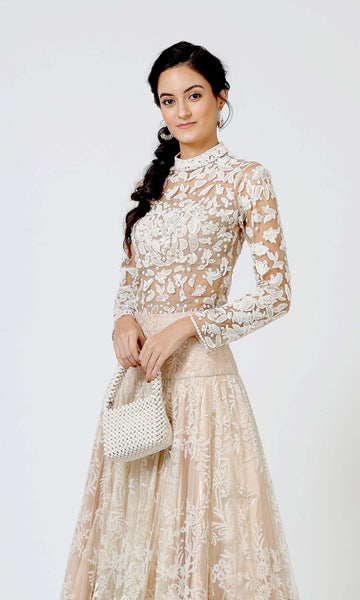 Geisha Designs The Pearline Delicate Lehenga Set