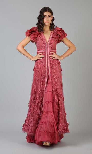 Geisha Designs Vera Embroidered Anarkali