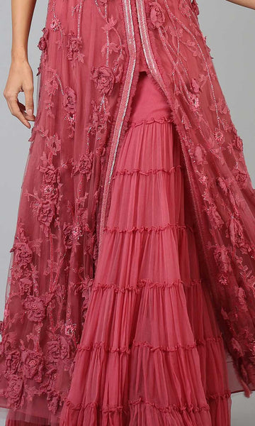 Geisha Designs Vera Embroidered Anarkali