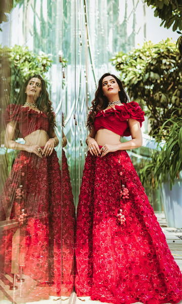 Geisha Designs Victoria Lehenga Set