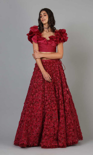 Geisha Designs Victoria Lehenga Set