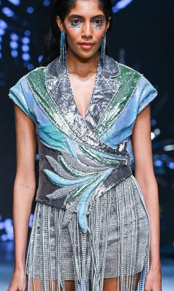 Geisha Designs Zoraya Blazer Dress