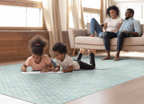 Gelpro NeverMove Rug Antiqued Lattice