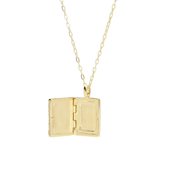 Gemondo Bona Fide White Topaz & Pink Sapphire Locket In Yellow Gold Plated Silver