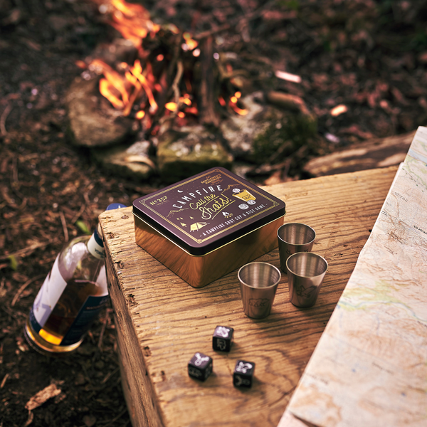Gentlemen's Hardware Campfire Call The Shots Shot Cup And Dice Game