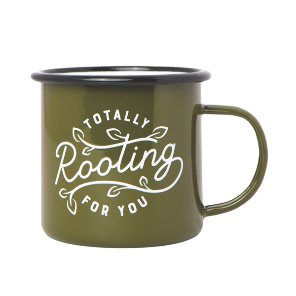 gentlemen's hardware Enamel Mug - Rooting For You 17 fl oz