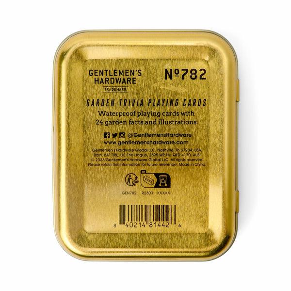 Gentlemen's Hardware "Gardeners Tips" Waterproof Playing Cards