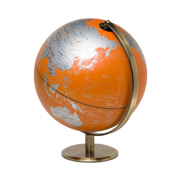 gentlemen's hardware 10" Orange World Globe Light