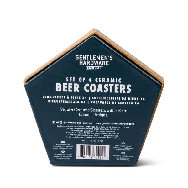 Gentlemen's Hardware Beer Coasters Set Of 4